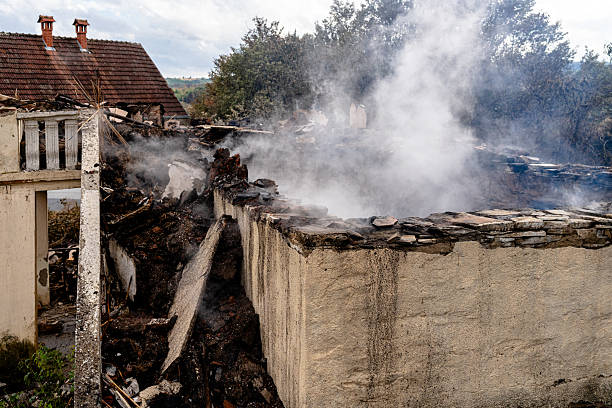 Professional Fire Damage Removal technician working in River Falls, WI